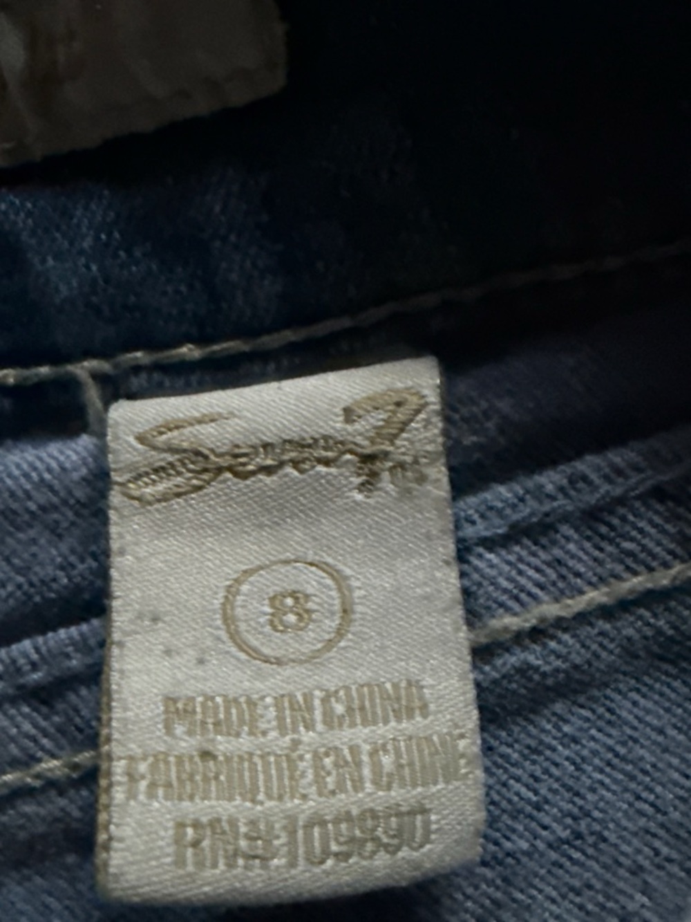 Slim Fit Women’s Skinny Jeans in Dark Blue Denim - Picture 5 of 8